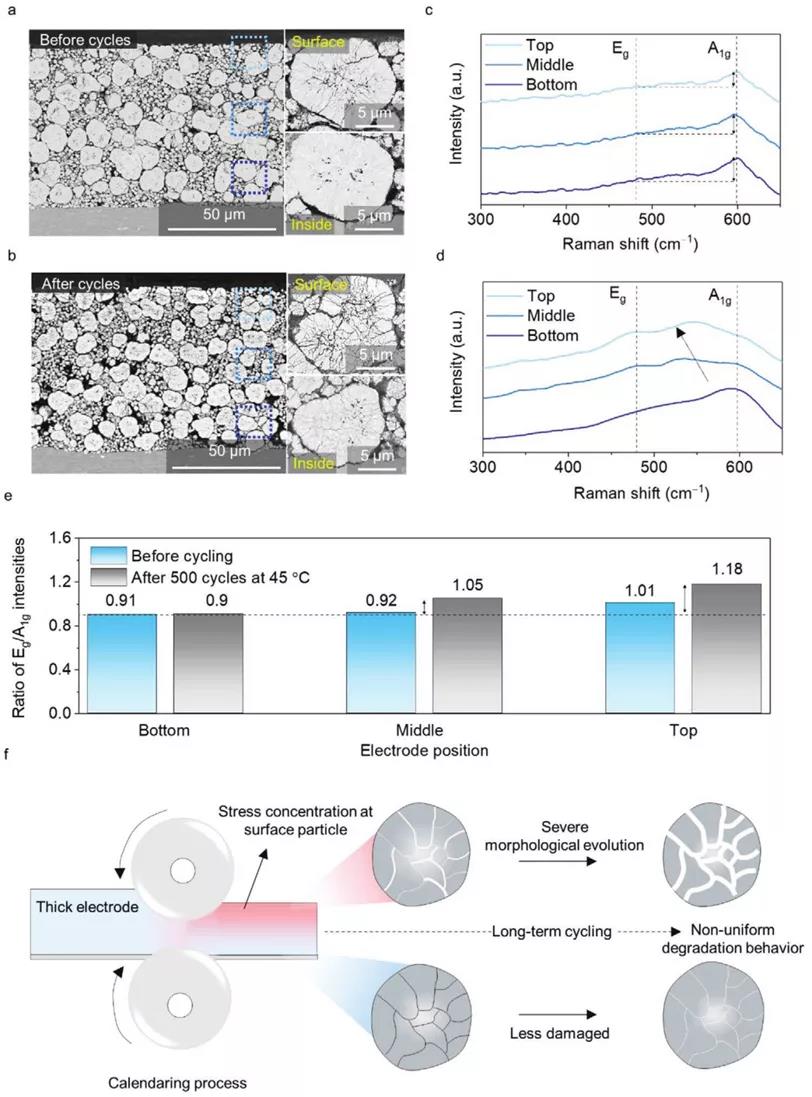 高鎳正極材料循環(huán)過程中的反應(yīng)不均勻性分析(圖2) 1-200Z520414c22.jpg